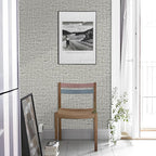 Grey Grasscloth Wallpaper Peel and Stick Contact Paper 15.75"x118.11" Textured - Image 7