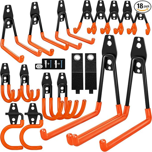 18 Pack Garage Hooks Heavy Duty by Kodreat-USDirect