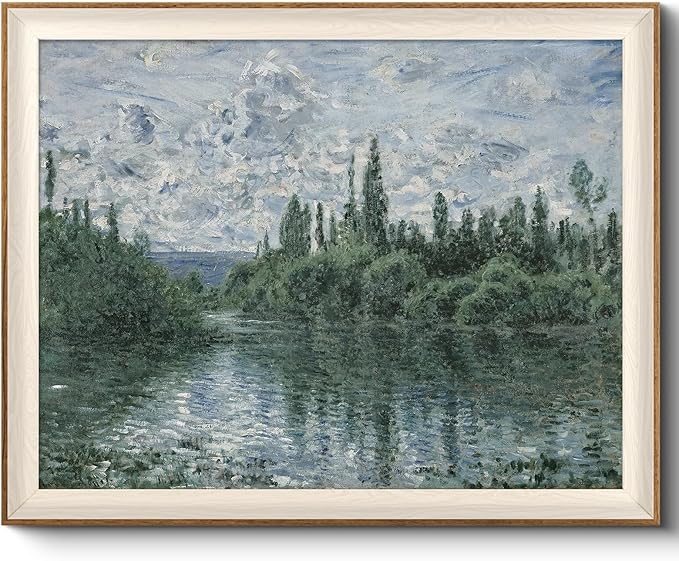 VIYYIEA Framed Canvas Wall Art for Living Room, Vintage Home Decor Landscape by VIYYIEAART