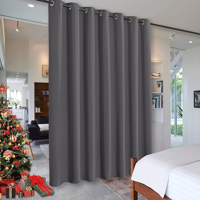 RYB HOME Extra Long Curtains Light Block Soundproof Privacy Blinds by RYBHOME