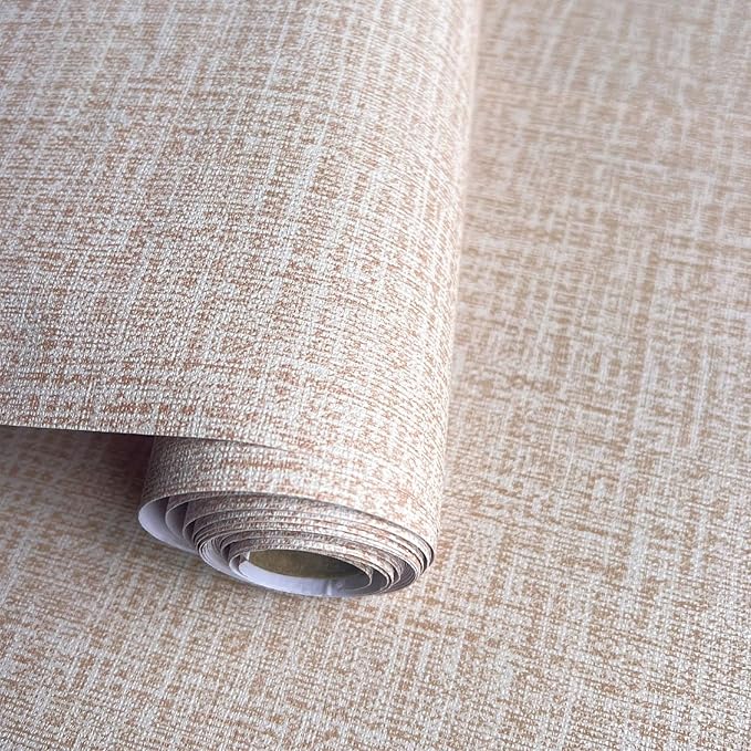 Yancorp 24"x394"/32.8' Textured Fabric Peel and Stick Wallpaper by YancorpHomeDecor