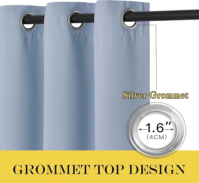 NICETOWN Sliding Door Curtain 108 Inches Long - Image 6