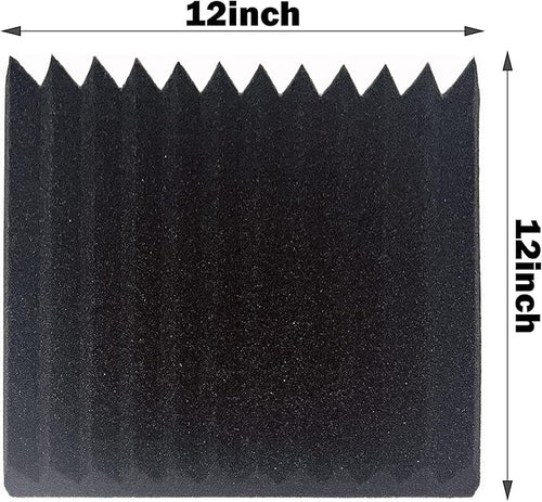 24 Pack Sound Proof Foam Panels |1"×12"×12" Quick-Recovery Soundproof Wall - Image 2