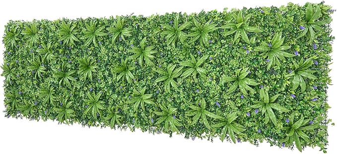 VEVOR Artificial Plant Wall, 40 x 120 in Artificial Boxwood Panels, Sun - Image 9