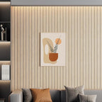 Arthome Peel and Stick Slat Wall Panels 15.7 "x120, Self-Adhesive PVC Wood - Image 3