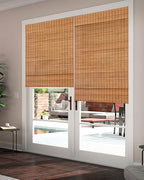 32''W X 72''H Cordless Bamboo Roman Shades - Image 8