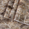 BAYYA Extra Wide Marble Granite Peel and Stick Wallpaper Brown Thicken by BAYYAPeelandStickWallpaper