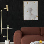Vinjiasin Peel and Stick Wallpaper Black Wallpaper Black Wood Contact Paper - Image 8