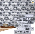 Commomy 3D Peel and Stick Brick Tiles by CommomyDecor