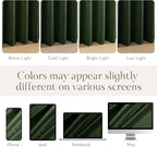 NICETOWN Green Velvet Curtains 120 inches - Image 6