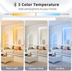 Tenmiro White LED Strip Lights 16.4ft Super Bright 25000K Daylight White - Image 3