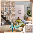 12PCS 3D Wall Panels Peel and Stick Foam Faux Brick Wall Panels, Self-Adhesive - Image 6