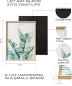 Framed Wall Art, Minimalist Botanical Canvas Wall Art - Image 5