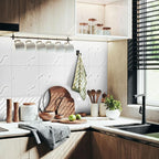 Vieshful 20pcs Peel and Stick Backsplash Tile，12"x12" Self Adhesive Marble Tile - Image 2