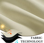 RYB HOME Bedroom Blackout Curtains 63 inches Long, 100% Blackout Thermal - Image 7