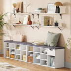 DINZI LVJ Long Wall Shelves, 39.4Inch Wall Mounted Shelves Set of 2, Extra - Image 2