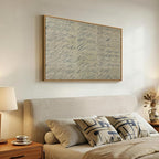 Framed Modern Neutral Beige Abstract Wall Art, Minimalist Canvas Prints - Image 4