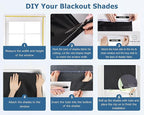 LazBlinds 100% Blackout Cordless Thermal Insulated UV Protection Privacy Curtain - Image 4