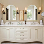 Vanity Bathroom Mirror for Wall, 2 Pack 30"x20" Arched Bathroom Mirror for Over - Image 7