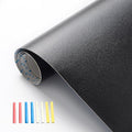 Chalkboard Wallpaper Peel and Stick, 17.5"x393.7" Blackboard Contact Paper Self by Borskyn