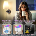 YHCDLAMP Battery Operated Wall Sconce Light - Image 3
