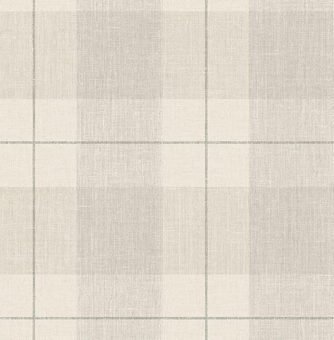 NextWall Lenox Hill Plaid Peel and Stick Wallpaper by NextWall