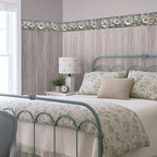 Pearl Wallpaper Border 196x4 Inch Peel and Stick Wall Border Elegant Gray White - Image 7