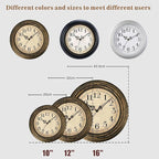 Plumeet Small Retro Wall Clock - Image 6