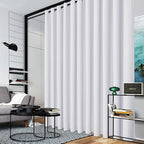 RYB HOME Extra Wide Curtains for Room Divider Blackout Energy Saving Privacy - Image 3