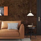 Wallercity Deep Brown Self Adhesive Velvet Wallpaper Peel and Stick Soft Touch - Image 8