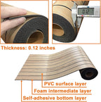 YLL YLL PVC Slat Wall Panel Peel and Stick 118"x 15.7" Faux Oak Grain Wood Slat - Image 7