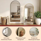 Suidia 71"x28" Arched Full Length Mirror - Image 6