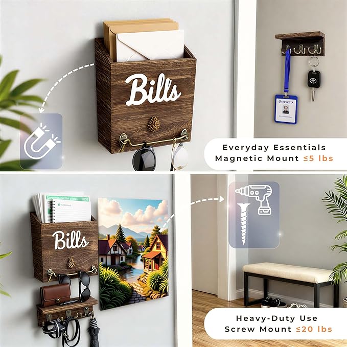 eBun Magnetic Bill Organizer for Wall - Image 7