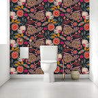 Wallpaper Peel and Stick Floral Wall Paper Removable Waterproof - Image 7