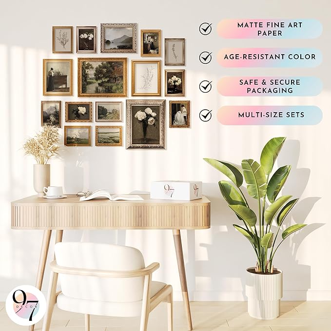 97 Decor LARGE 11X14 Vintage Wall Art Prints - Image 5