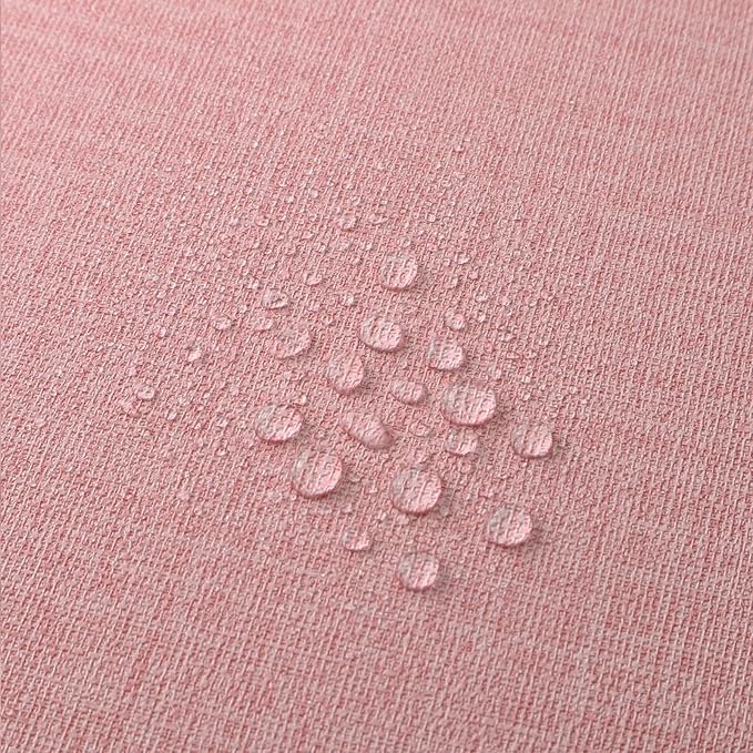 Guvana Grasscloth Peel and Stick Wallpaper Pink Textured Contact Paper Modern - Image 7
