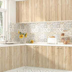 WESTICK Light Wood Contact Paper Peel and Stick Countertops Waterproof Kitchen - Image 4