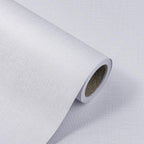 White Wallpaper Grasscloth Peel and Stick Wallpaper 15.7"x 393" Fabric Contact - Image 9