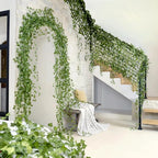 CQURE 240 Pack 1680Ft Artificial Ivy Fake Vines, Ivy Garland Greenery Garland - Image 9