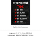Pyradecor Black Framed Wall Art Inspirational Poster Canvas Prints Motivational - Image 5