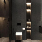Zeeko Black Peel and Stick Wallpaper 17.3" x 394" Removable Crocodile Wallpaper - Image 2