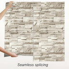 Jeweluck Stone Wallpaper Peel and Stick Brick Wallpaper 17.7”×118.1” Brick - Image 5