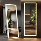 Full Length Mirror with Lights, Full Body Dressing Standing Mirrors with - Image 3
