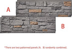 Faux Stone Wall Panels 2-Pack PU Stone Veneer Siding, Mortarless 46.25x12.88 - Image 2