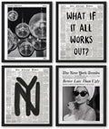 NaZaUK Trendy Preppy New Yorkers Poster Decor, Funky Aesthetic Wall Art Prints by Unknown