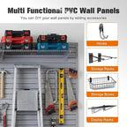 Slatwall 4x4t FT PVC Slat Wall Panels, Interlocking Garage Slat Wall Panels - Image 5