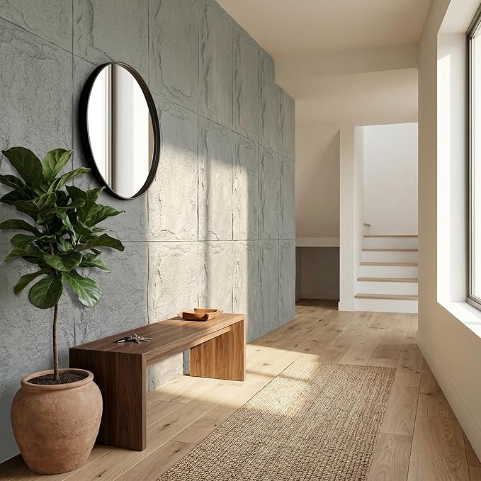 3D Faux Stone Wall Panels, Lightweight & Waterproof Accent Marble Stone Skin - Image 7