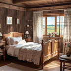 Dimoon Wallpaper 17.7" x236'' Wood Peel and Stick Wallpaper Removable Brown - Image 6