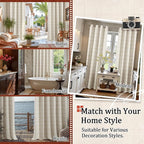 Lajode Sage Green Plaid Patterned Curtains Thermal Insulated - Image 8