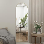 Arched Full Length Door Mirror 14x48, Metal Frame - Image 3
